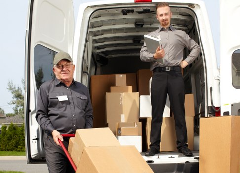 Customer booking a storage unit at Arkley Storage