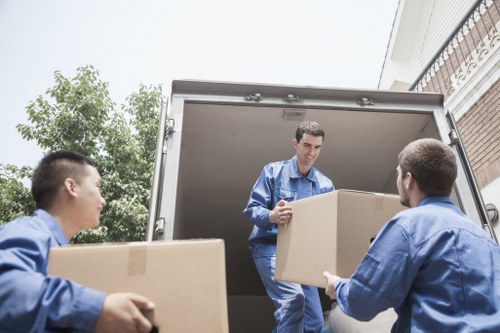 Mobile self storage container delivered in Arkley