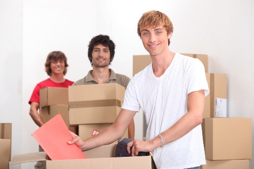 Protective storage space for furniture and boxes